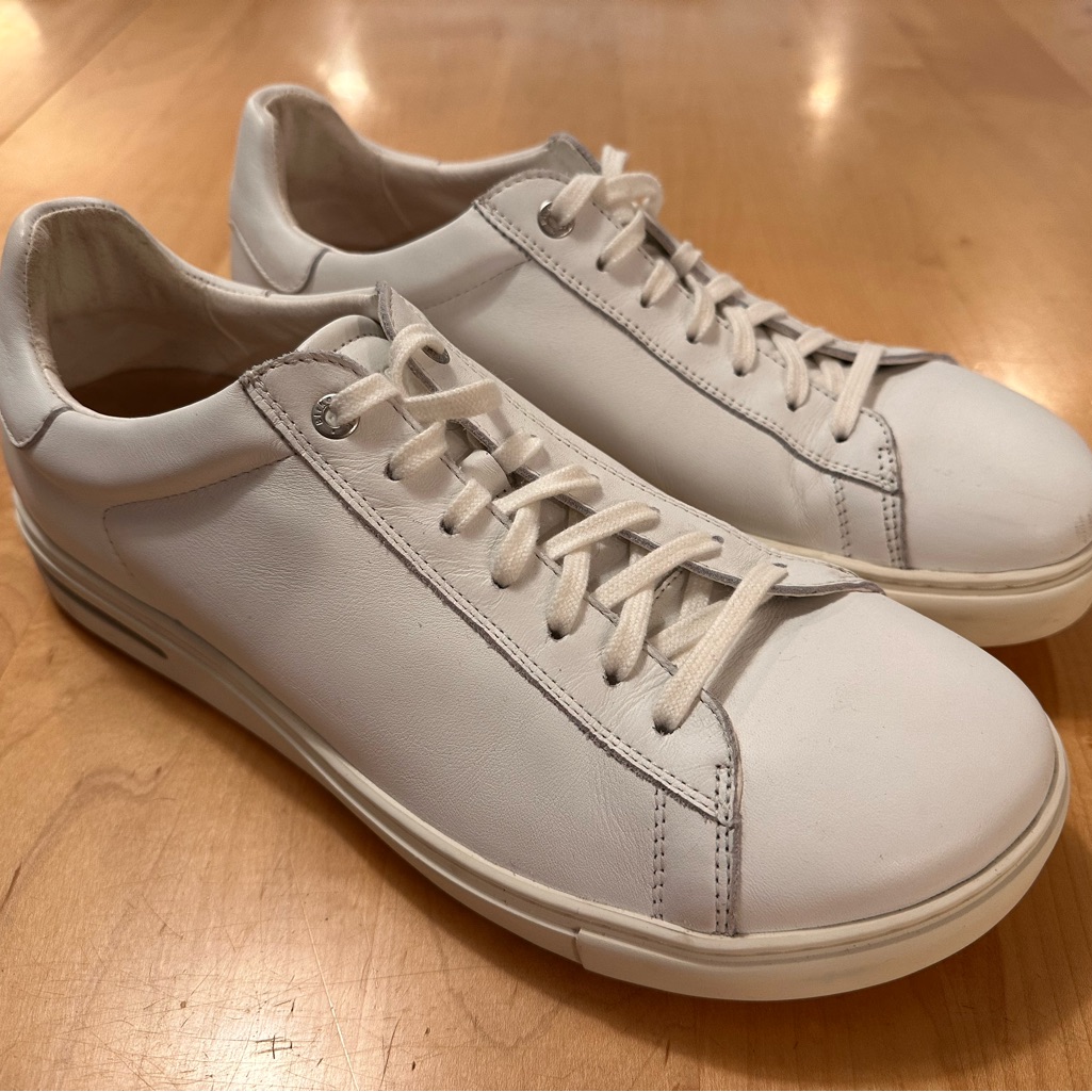 Birkenstock Bend Natural Leather Sneakers, Size 44